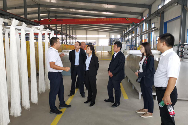 陜西航天建設(shè)集團(tuán)有限公司總經(jīng)理、黨委副書記謝明娟率隊(duì)赴遼寧一諾環(huán)保產(chǎn)業(yè)集團(tuán)開展考察調(diào)研工作